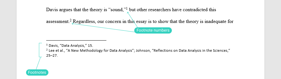 Footnote formatتنسيق كتابة أبحاث ورسائل علمية بتنسيق شيكاغو